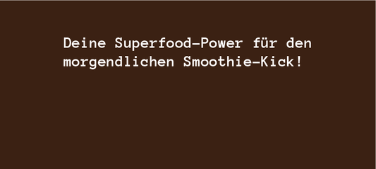 Deine Superfood-Power für den morgendlichen Smoothie-Kick! - bobbybottle.com